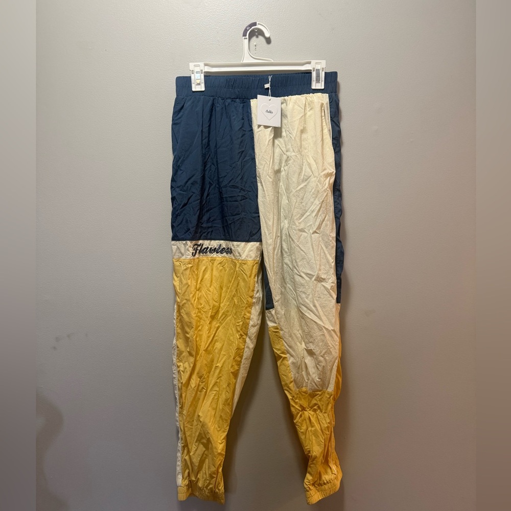 Colorblock Windbreaker Pants